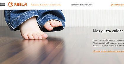 Nueva página web en Girona para Reelvi