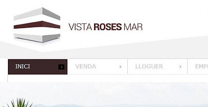 Projecte de disseny web a Roses per la immobiliària Vista Mar
