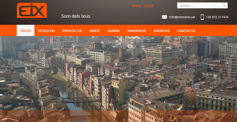 Nou projecte web i de gestió immobiliària a Girona