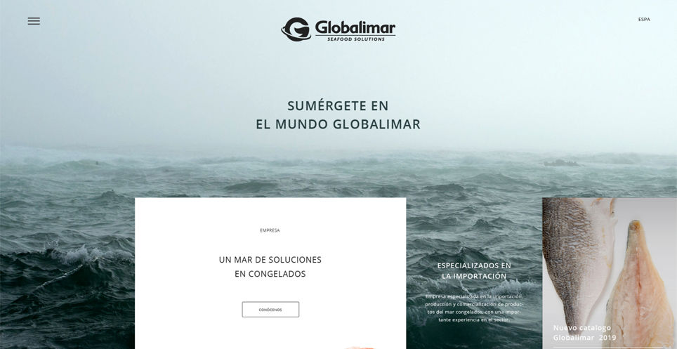 Diseño web Globalimar en Llagostera