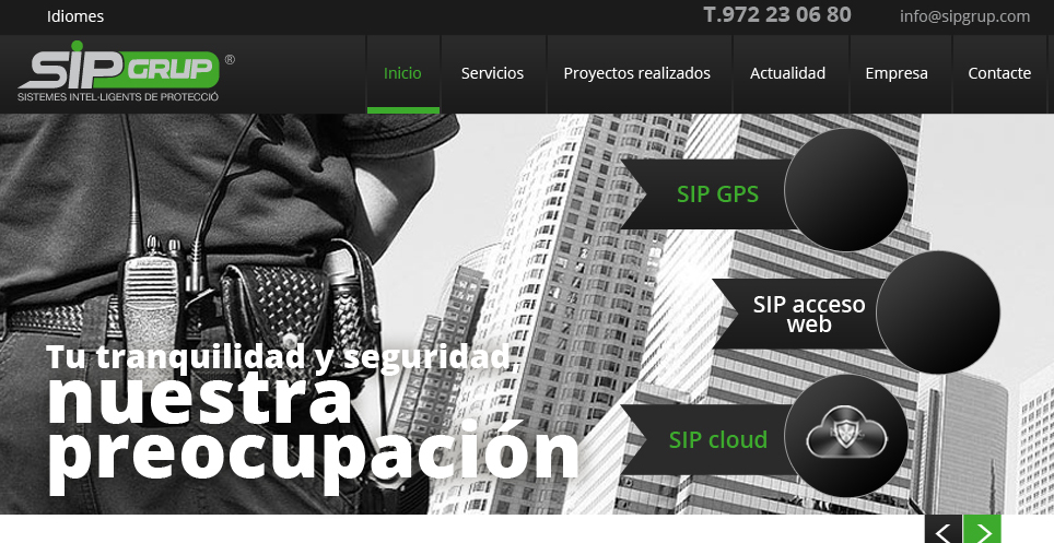 Disseny web per empreses de seguretat