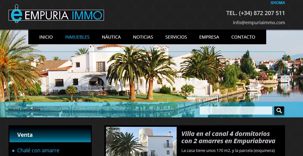 diseño página web immobiliaria