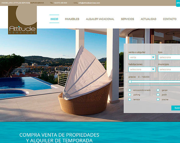 disseny pàgina web Costa Brava