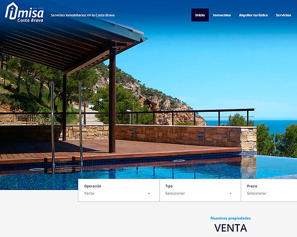 Proyectos de páginas web para inmobiliarias en la Costa Brava